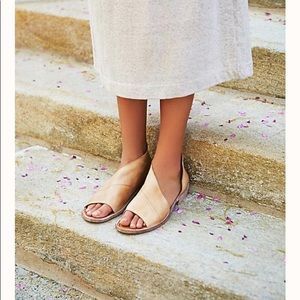 Free people shoes in stone wash